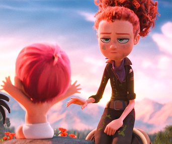 Une scène du film Storks