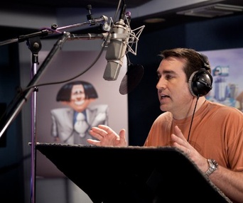 Dans le studio d'enregistrement du film The Lorax