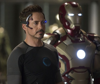 Une scène du film Iron Man 3