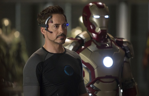 Une scène du film Iron Man 3