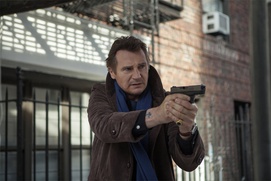 Une scène du film A Walk Among the Tombstones