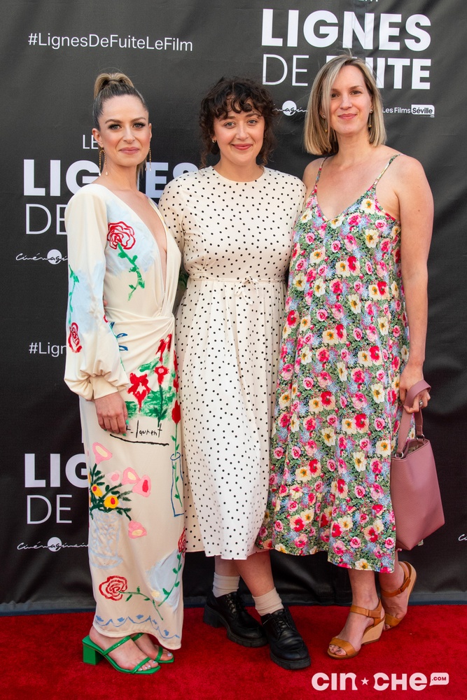 Sur le tapis rouge du film Lignes de fuite