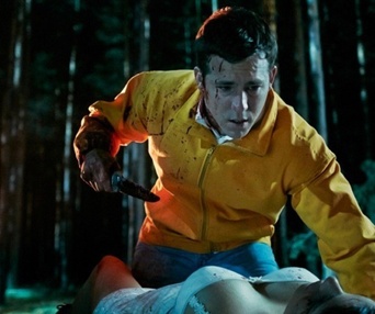 Une scène du film The Voices