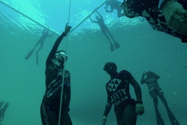 Une scène du film The Deepest Breath
