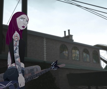 Une scène du film Zombillénium
