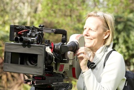 Sur le plateau du film The Iron Lady