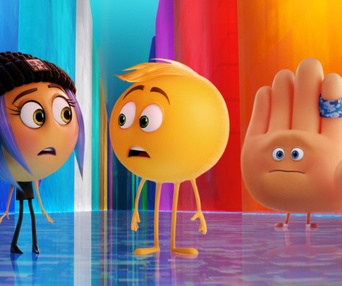 Une scène du film Émoji le film