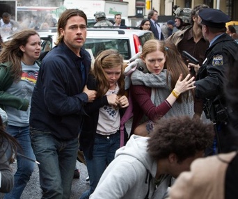 Une scène du film World War Z