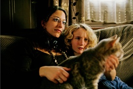 Une scène du film Le hérisson