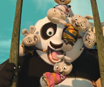 Une scène du film Kung Fu Panda 2