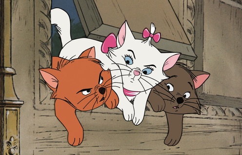 Une scène du film The Aristocats