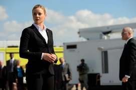 Une scène du film Geostorm Une scène du film Geostorm