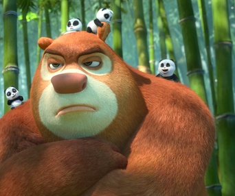 Une scène du film Les ours Boonie : L'aventure préhistorique