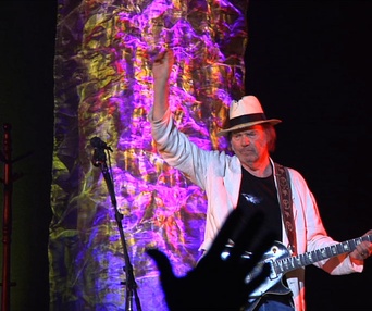 Une scène du film Neil Young Journeys