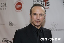 Sur le tapis rouge du film Hochelaga, Terre des âmes