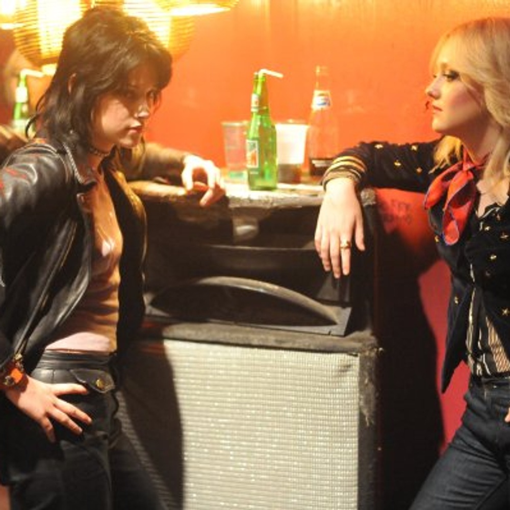 Une scène du film The Runaways