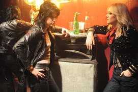 Une scène du film The Runaways