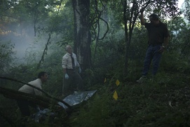 Une scène du film In the Electric Mist