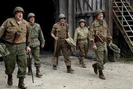Une scène du film The Monuments Men Une scène du film The Monuments Men