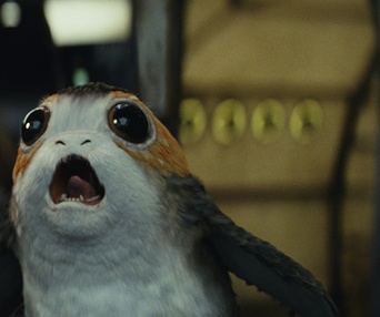 Une scène du film Star Wars: The Last Jedi