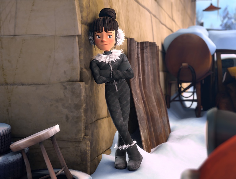 Une scène du film La course des tuques