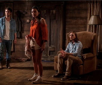 Une scène du film Evil Dead