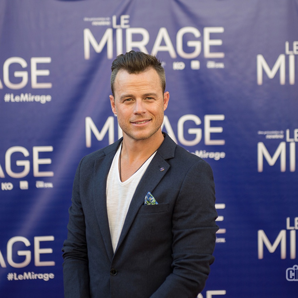 Sur le tapis rouge du film Le mirage