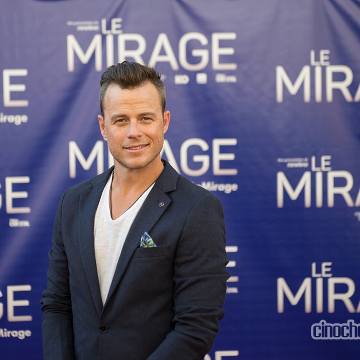 Sur le tapis rouge du film Le mirage