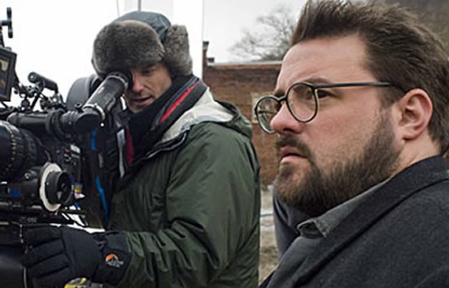 Kevin Smith sur le plateau de Red State