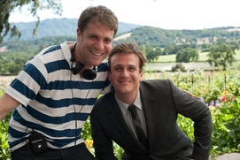 Sur le plateau du film The Five-Year Engagement