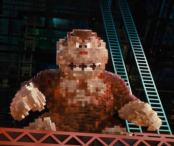Une scène du film Pixels