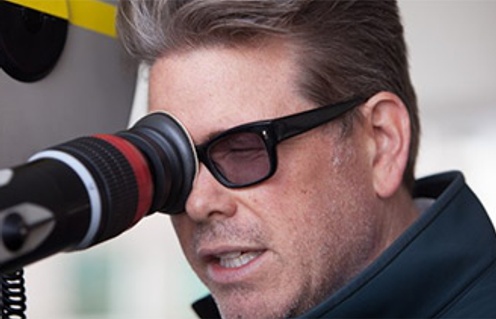 Christopher McQuarrie sur le plateau de Jack Reacher
