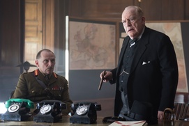Une scène du film Churchill