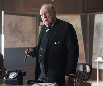 Une scène du film Churchill