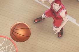Une scène du film The First Slam Dunk