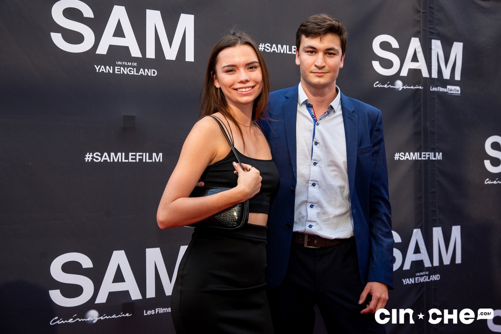 Sur le tapis rouge du film Sam