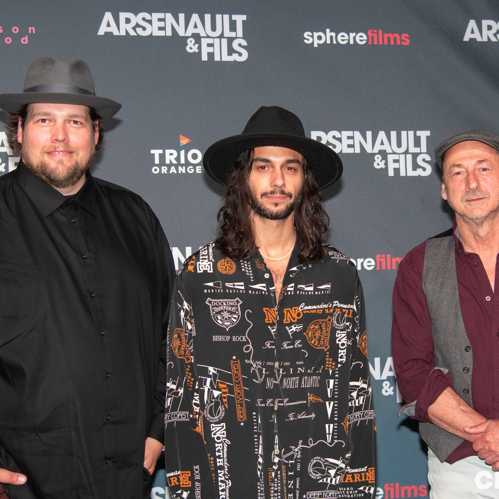 Sur le tapis rouge du film Arsenault & Fils