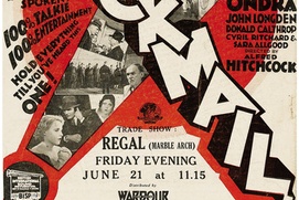 Affiche du film Blackmail