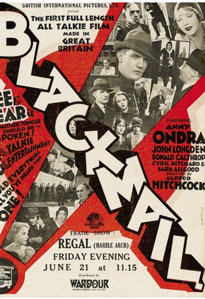 Affiche du film Blackmail