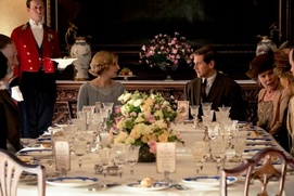 Une scène du film Downton Abbey Une scène du film Downton Abbey