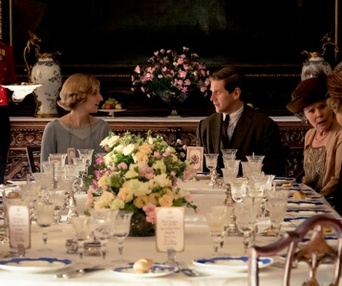 Une scène du film Downton Abbey