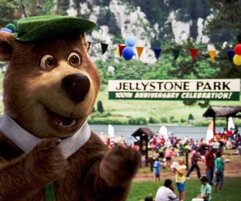 Une scène du film Yogi Bear