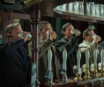 Une scène du film The World's End