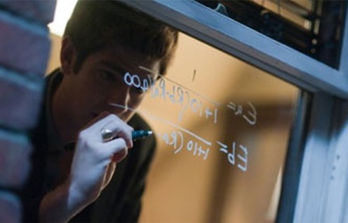 Andrew Garfield dans le film The Social Network