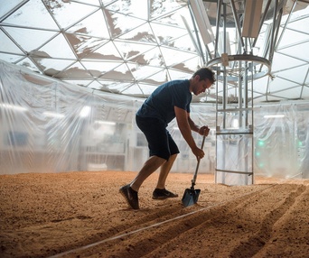 Une scène du film The Martian