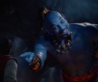 Une scène du film Aladdin