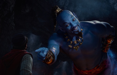 Une scène du film Aladdin