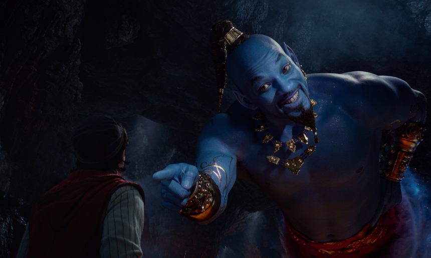 Une publicité dévoile Will Smith dans la peau du génie dans Aladdin