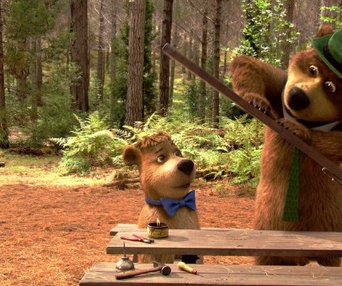 Une scène du film Yogi Bear