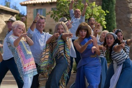 Une scène du film Mamma Mia! Here We Go Again Une scène du film Mamma Mia! Here We Go Again